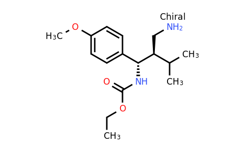 CAS 1808568-99-1 | Ethyl N-[(1S,2R)-2-(aminomethyl)-1-(4-methoxyphenyl)-3-methylbutyl]carbamate