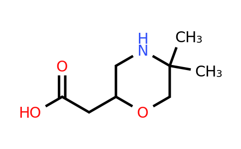 CAS 180863-28-9 | (5,5-Dimethyl-morpholin-2-yl)-acetic acid