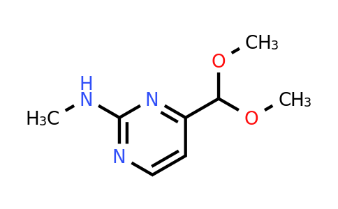 CAS 180869-38-9 | 4-(Dimethoxymethyl)-N-methylpyrimidin-2-amine