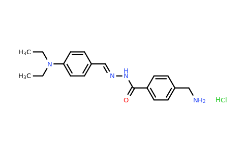 CAS 1808718-97-9 | 4-(Aminomethyl)-N'-{[4-(diethylamino)phenyl]methylidene}benzohydrazide hydrochloride
