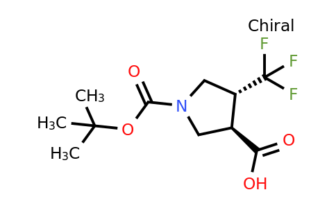 CAS 1808807-76-2 | (3R,4R)-1-[(tert-butoxy)carbonyl]-4-(trifluoromethyl)pyrrolidine-3-carboxylic acid