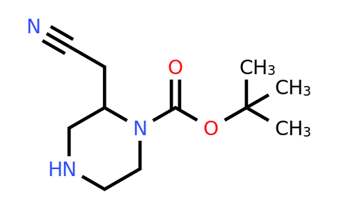 CAS 1808997-73-0 | tert-butyl 2-(cyanomethyl)piperazine-1-carboxylate