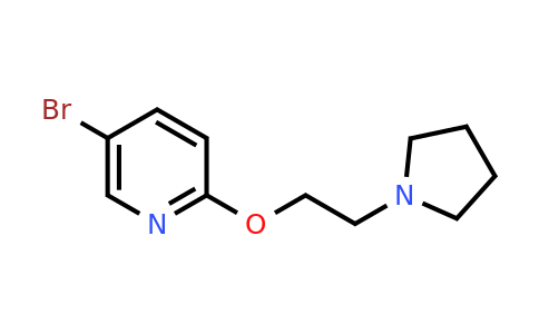 CAS 180916-06-7 | 5-Bromo-2-(2-pyrrolidin-1-yl-ethoxy)-pyridine