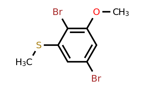 CAS 1809161-42-9 | 1,4-Dibromo-2-methoxy-6-(methylsulfanyl)benzene