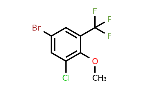 CAS 1809161-58-7 | 1-Bromo-3-chloro-4-methoxy-5-(trifluoromethyl)benzene