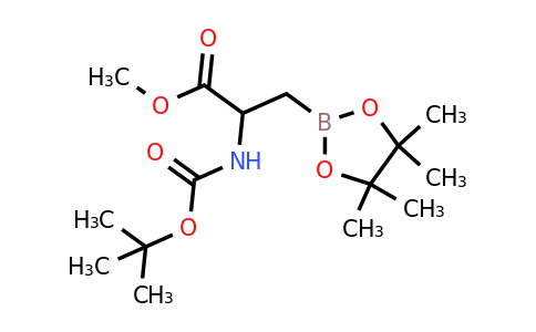 CAS 1809639-07-3 | methyl 2-{[(tert-butoxy)carbonyl]amino}-3-(tetramethyl-1,3,2-dioxaborolan-2-yl)propanoate