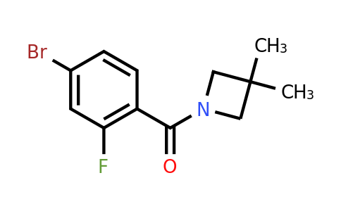 CAS 1810070-16-6 | (4-Bromo-2-fluorophenyl)(3,3-dimethylazetidin-1-yl)methanone