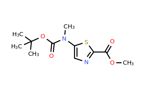 CAS 1810070-23-5 | methyl 5-{[(tert-butoxy)carbonyl](methyl)amino}-1,3-thiazole-2-carboxylate