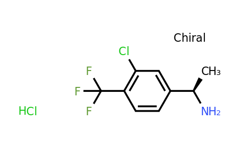 CAS 1810074-87-3 | (R)-1-(3-Chloro-4-(trifluoromethyl)phenyl)ethanamine hydrochloride