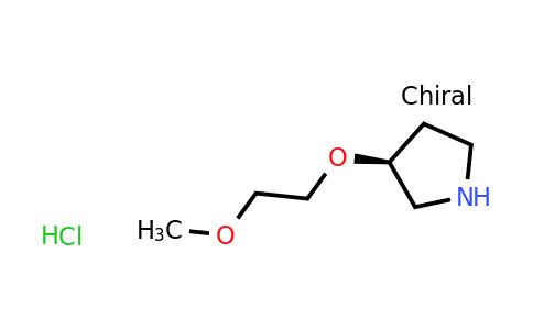 CAS 1810074-91-9 | (3S)-3-(2-methoxyethoxy)pyrrolidine hydrochloride
