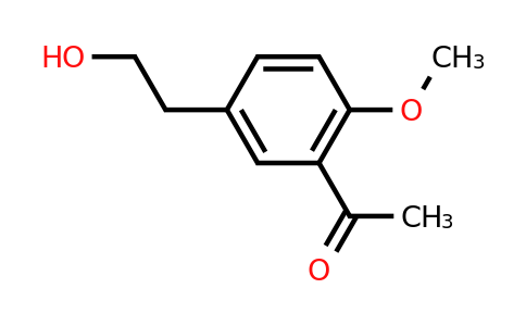 CAS 181115-16-2 | 1-(5-(2-Hydroxyethyl)-2-methoxyphenyl)ethanone