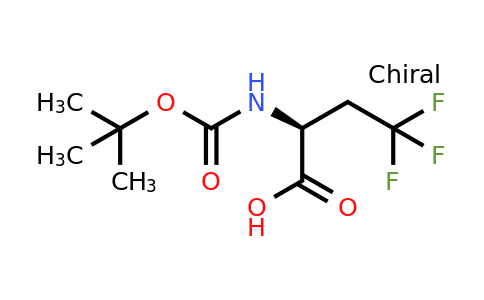 CAS 181128-25-6 | (S)-2-((tert-Butoxycarbonyl)amino)-4,4,4-trifluorobutanoic acid