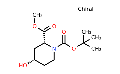 CAS 181269-87-4 | Cis-4-hydroxy-piperidine-1,2-dicarboxylic acid 1-tert-butyl ester 2-methyl ester