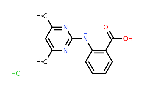 CAS 18159-99-4 | 2-((4,6-Dimethylpyrimidin-2-yl)amino)benzoic acid hydrochloride