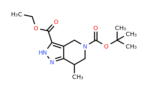 CAS 1816271-94-9 | O5-tert-butyl O3-ethyl 7-methyl-2,4,6,7-tetrahydropyrazolo[4,3-c]pyridine-3,5-dicarboxylate