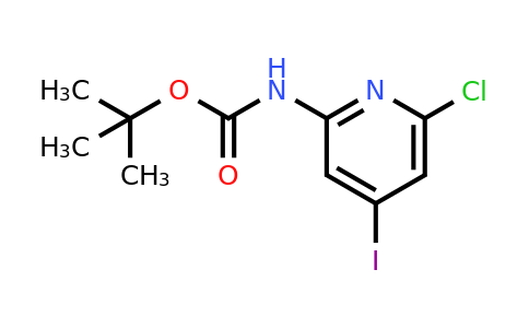 CAS 1816293-59-0 | (6-Chloro-4-iodo-pyridin-2-yl)-carbamic acid tert-butyl ester