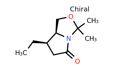 CAS 1817631-47-2 | (7R,7aS)-7-ethyl-3,3-dimethyl-hexahydropyrrolo[1,2-c][1,3]oxazol-5-one