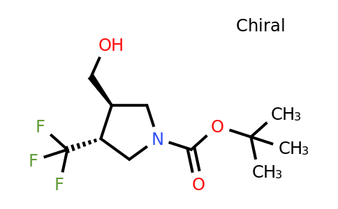 CAS 1817633-15-0 | (3R,4R)-rel-tert-Butyl 3-(hydroxymethyl)-4-(trifluoromethyl)pyrrolidine-1-carboxylate