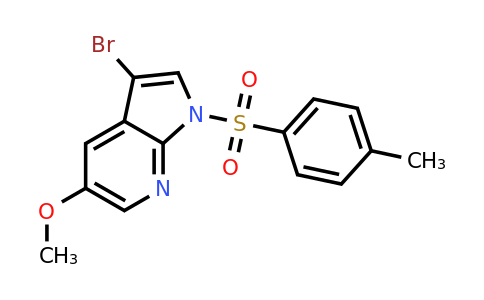 CAS 1817716-35-0 | 3-bromo-5-methoxy-1-(p-tolylsulfonyl)pyrrolo[2,3-b]pyridine