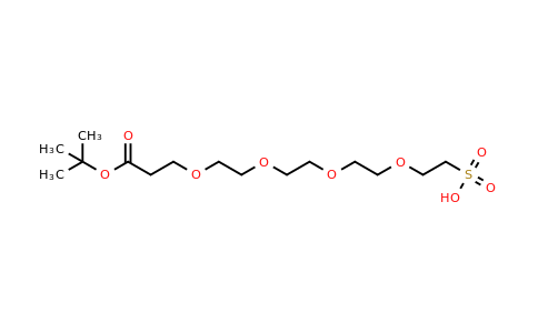 CAS 1817735-26-4 | T-BUtoxycarbonyl-peg4-sulfonic acid
