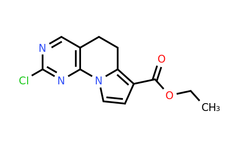 CAS 1817793-20-6 | ethyl 2-chloro-5H,6H-pyrimido[4,5-e]indolizine-7-carboxylate