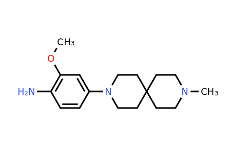 CAS 1818847-36-7 | 2-methoxy-4-{9-methyl-3,9-diazaspiro[5.5]undecan-3-yl}aniline