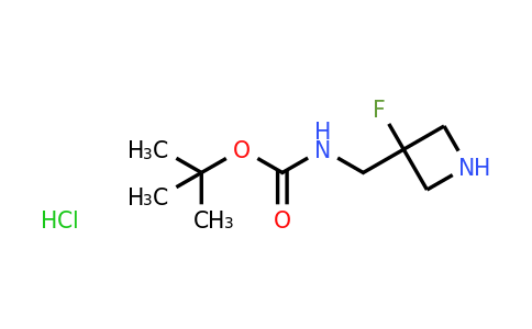 tert-butyl N-[(3-fluoroazetidin-3-yl)methyl]carbamate hydrochloride