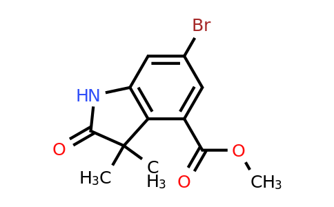 CAS 1818847-76-5 | Methyl 6-bromo-3,3-dimethyl-2-oxoindoline-4-carboxylate