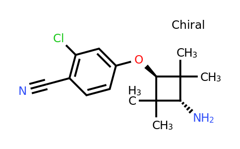 CAS 1818885-54-9 | 2-chloro-4-[trans-3-amino-2,2,4,4-tetramethylcyclobutoxy]benzonitrile