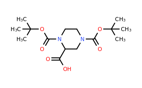 CAS 181955-79-3 | 1,4-DI-BOC-Piperazine-2-carboxylic acid