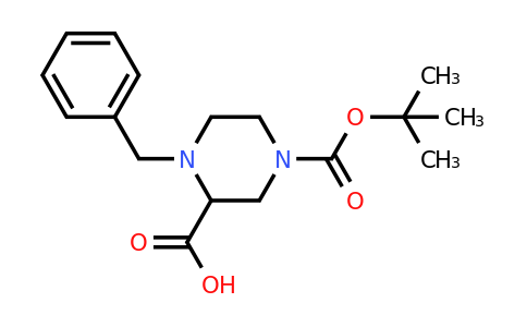 CAS 181956-25-2 | 1-Benzyl-4-BOC-piperazine-2-carboxylic acid