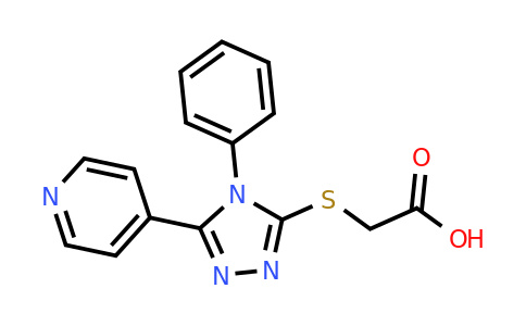 CAS 18199-82-1 | 2-{[4-phenyl-5-(pyridin-4-yl)-4H-1,2,4-triazol-3-yl]sulfanyl}acetic acid