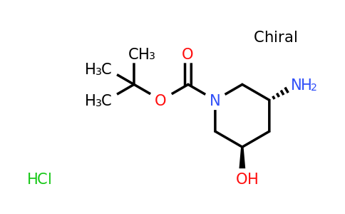 CAS 1820569-43-4 | (3R,5R)-3-Amino-5-hydroxy-piperidine-1-carboxylic acid tert-butyl ester hydrochloride