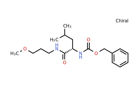 CAS 1820569-48-9 | (S)-Benzyl (1-((3-methoxypropyl)amino)-4-methyl-1-oxopentan-2-yl)carbamate