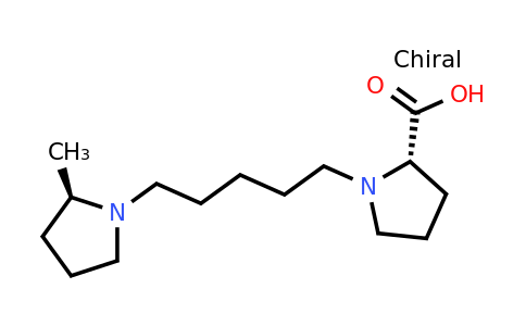 CAS 1820575-05-0 | (S)-1-(5-((R)-2-Methylpyrrolidin-1-yl)pentyl)pyrrolidine-2-carboxylic acid
