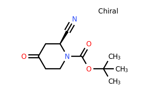 CAS 1820575-35-6 | (S)-tert-Butyl 2-cyano-4-oxopiperidine-1-carboxylate
