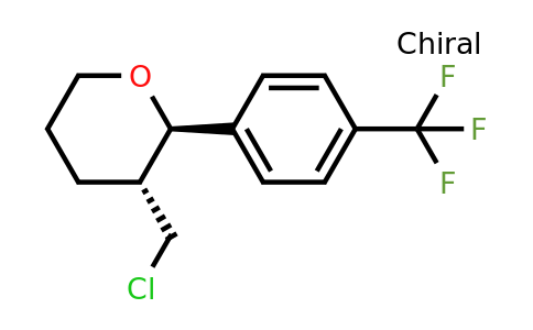 CAS 1820583-14-9 | (2R,3R)-3-(chloromethyl)-2-[4-(trifluoromethyl)phenyl]oxane