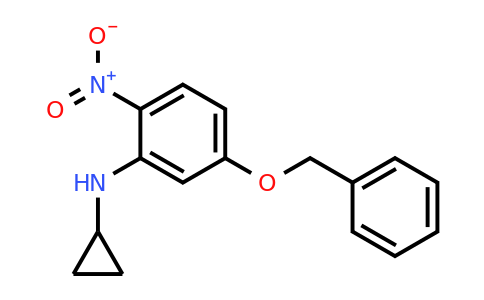 CAS 1820618-41-4 | 5-(Benzyloxy)-N-cyclopropyl-2-nitroaniline