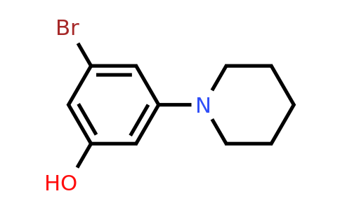 CAS 1820640-16-1 | 3-Bromo-5-(piperidin-1-yl)phenol