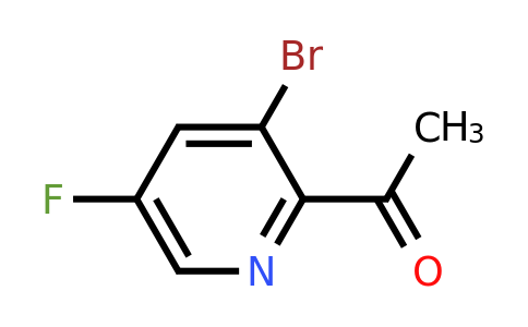 CAS 1820641-72-2 | 1-(3-bromo-5-fluoropyridin-2-yl)ethanone
