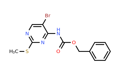 CAS 1820664-83-2 | Benzyl (5-bromo-2-(methylthio)pyrimidin-4-yl)carbamate