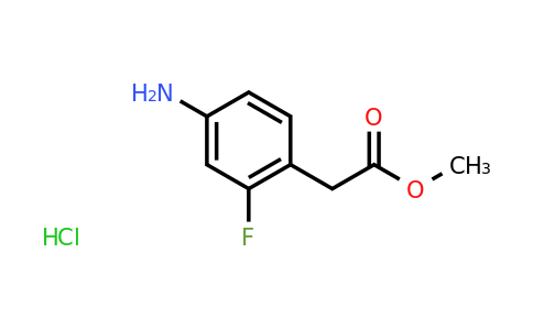 CAS 1820686-43-8 | Methyl 2-(4-amino-2-fluorophenyl)acetate hydrochloride