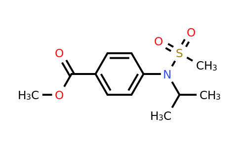 CAS 1820686-46-1 | Methyl 4-(N-isopropylmethylsulfonamido)benzoate
