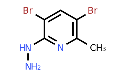 CAS 1820706-07-7 | 3,5-Dibromo-2-hydrazinyl-6-methylpyridine