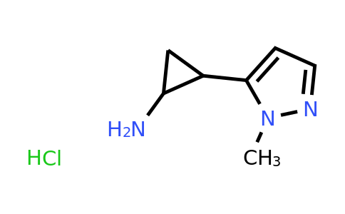 CAS 1820711-56-5 | 2-(2-methylpyrazol-3-yl)cyclopropanamine;hydrochloride