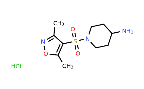 CAS 1820734-50-6 | 1-[(3,5-dimethylisoxazol-4-yl)sulfonyl]piperidin-4-amine hydrochloride