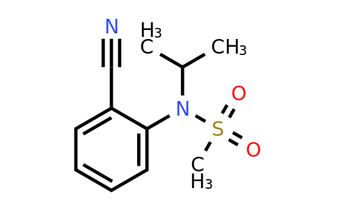 CAS 1820735-49-6 | N-(2-Cyanophenyl)-N-isopropylmethanesulfonamide