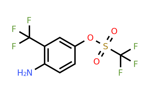 CAS 1820740-69-9 | 4-Amino-3-(trifluoromethyl)phenyl trifluoromethanesulphonate