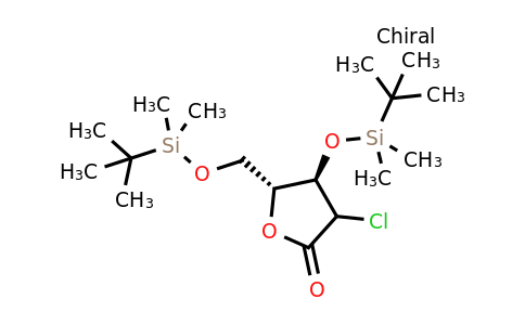 CAS 1820749-52-7 | (4R,5R)-4-[(tert-butyldimethylsilyl)oxy]-5-{[(tert-butyldimethylsilyl)oxy]methyl}-3-chlorooxolan-2-one