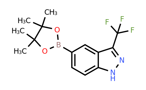 CAS 1821029-13-3 | 5-(4,4,5,5-tetramethyl-1,3,2-dioxaborolan-2-yl)-3-(trifluoromethyl)-1H-indazole